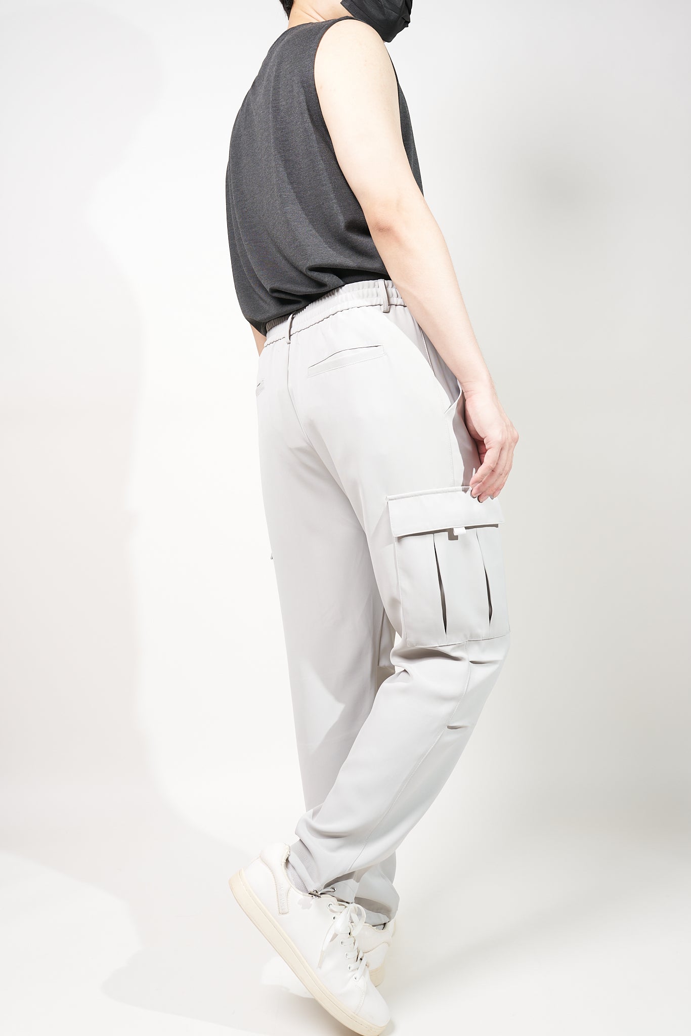 AP STUDIO2024 MinimalSatin Cargo パンツ AP STUDIO2024 MinimalSatin Cargo パンツ AP STUDIO2024
